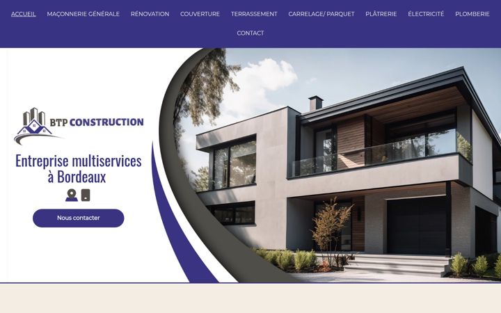 Screenshot of btp-construction33.fr