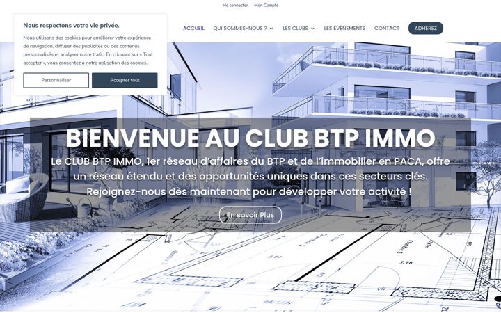 Screenshot of btp-immo.org