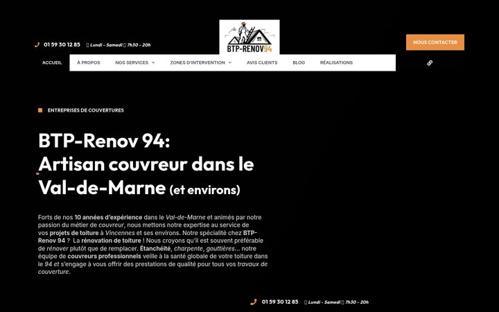 Screenshot of btp-renov94.fr