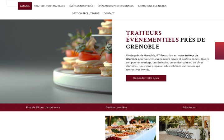 Screenshot of btprestation.fr