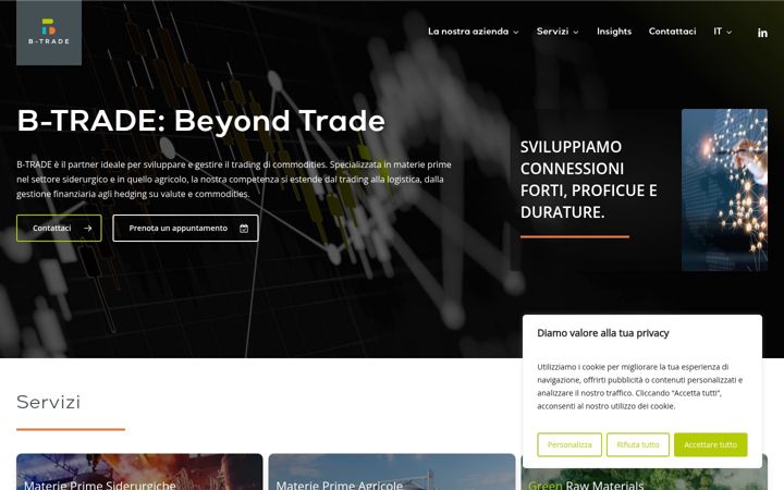 Screenshot of btrade.biz