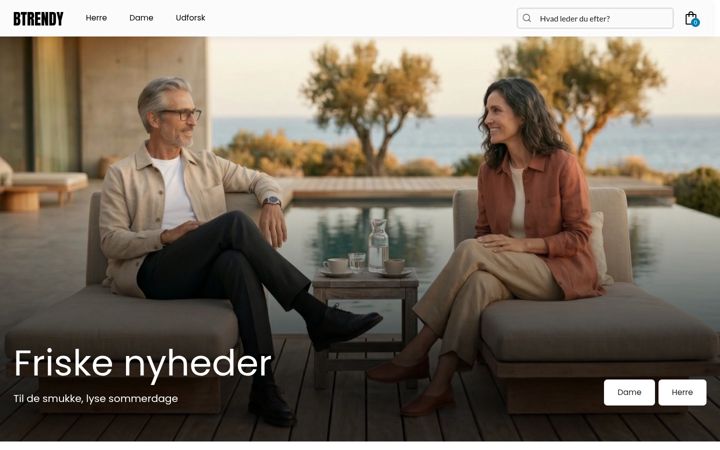 Screenshot of btrendy.dk