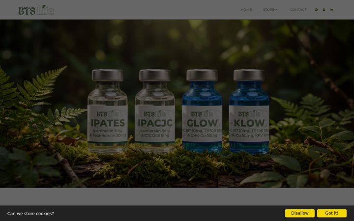 Screenshot of bts-life.com