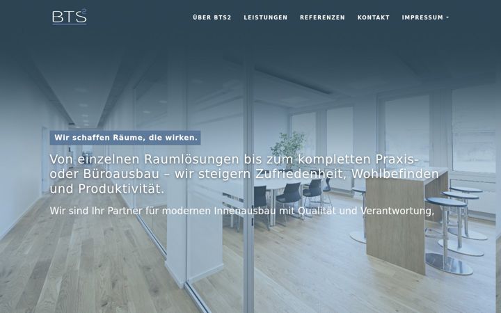 Skjermbilde av bts2.de