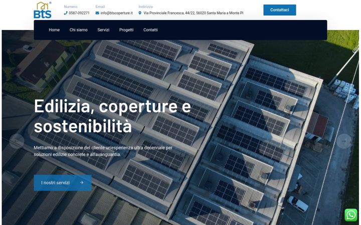 Screenshot of btscoperture.it