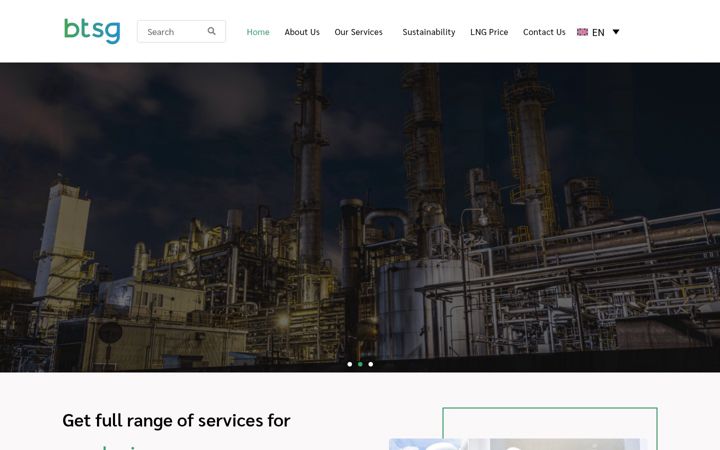 Screenshot of btsg.co.th