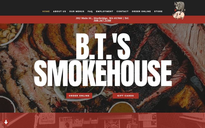 Screenshot of btsmokehouse.com