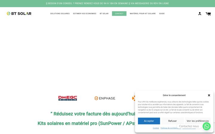 Екранна снимка на btsolar.fr