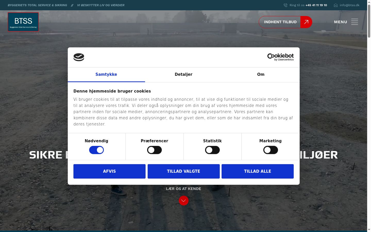Sutikimo reklamjuostės, rodytos prieš bet kokią sąveiką, ekrano kopija