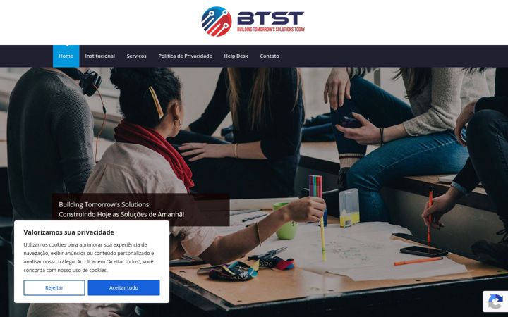 Screenshot of btst.com.br