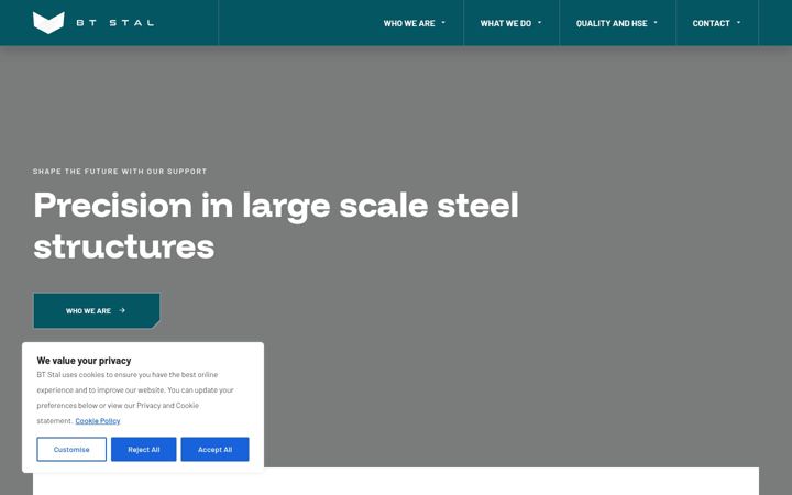 Screenshot of btstal.com