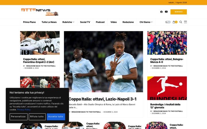 Screenshot of bttfnews.it