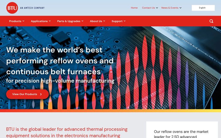 Screenshot of btu.com