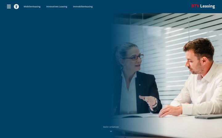 Screenshot of btv-leasing.com