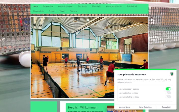 Ekrano kopija btw-tischtennis.de