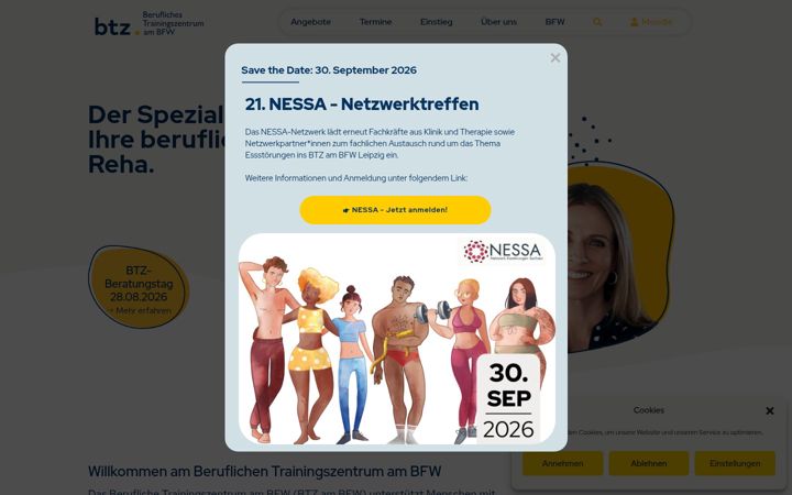 Screenshot of btz-am-bfw-leipzig.de