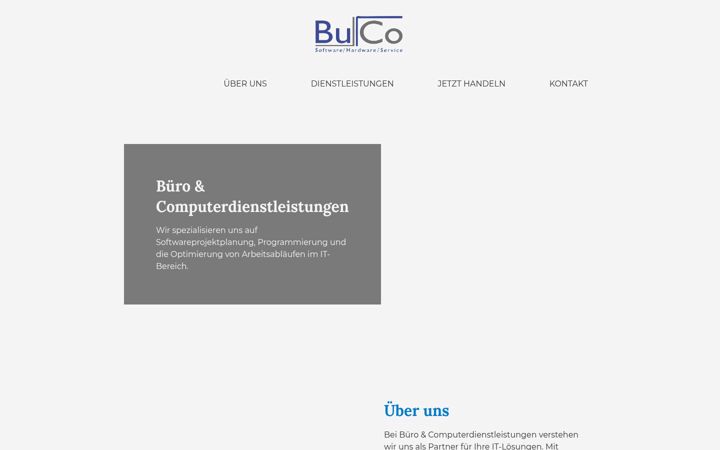 Screenshot of bu-co.de