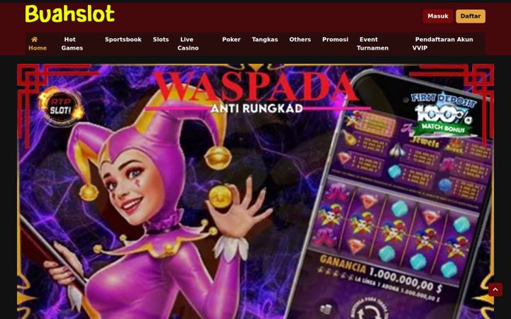 Screenshot of buahslot.org