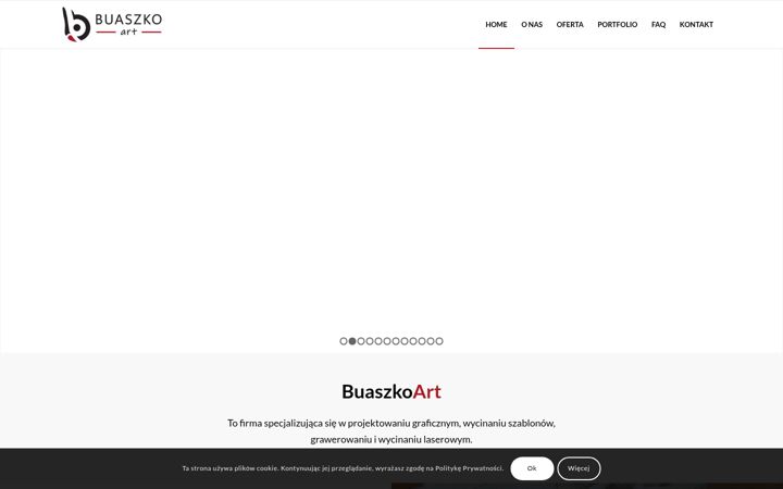 Screenshot of buaszkoart.pl