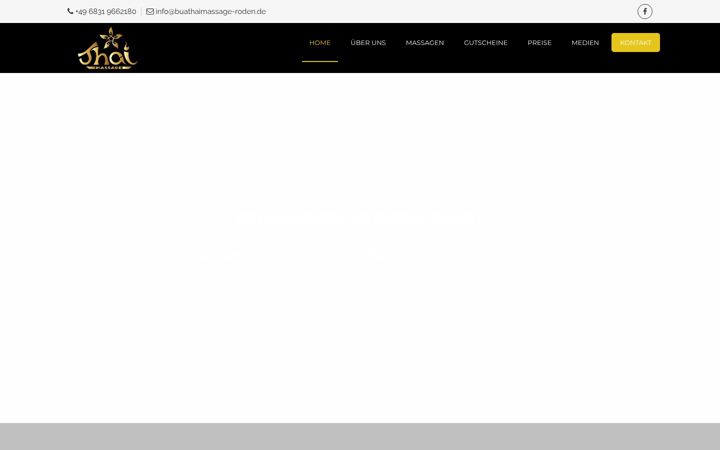 Screenshot of buathaimassage-roden.de