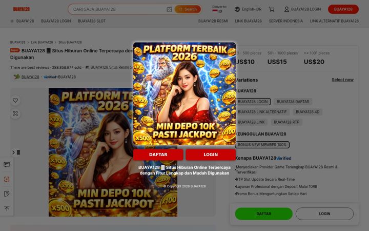 Screenshot of buaya128.org