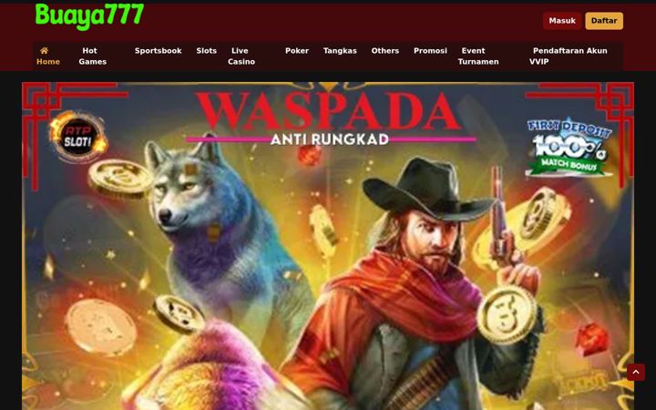 Screenshot of buaya777slot.com