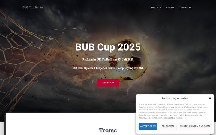 Screenshot of bub-cup.de
