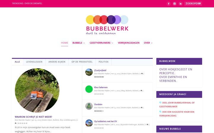 Zrzut ekranu bubbelwerk.nl