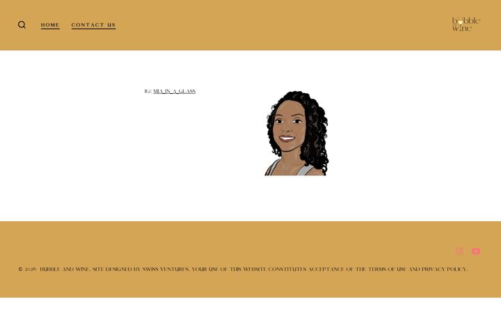 Screenshot of bubbleandwine.com