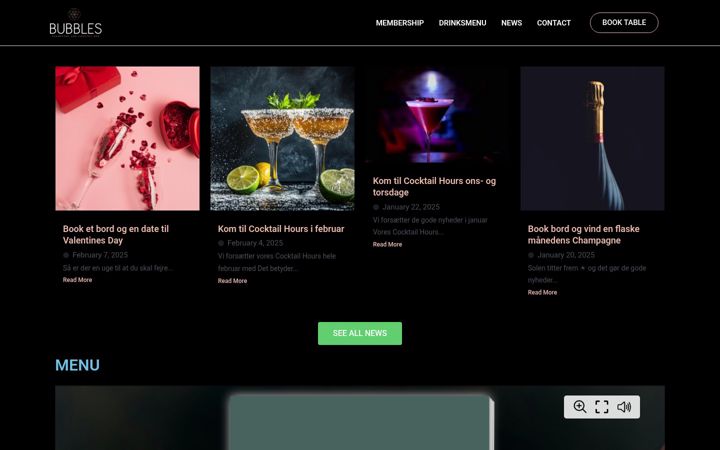 Screenshot of bubbles-cph.dk