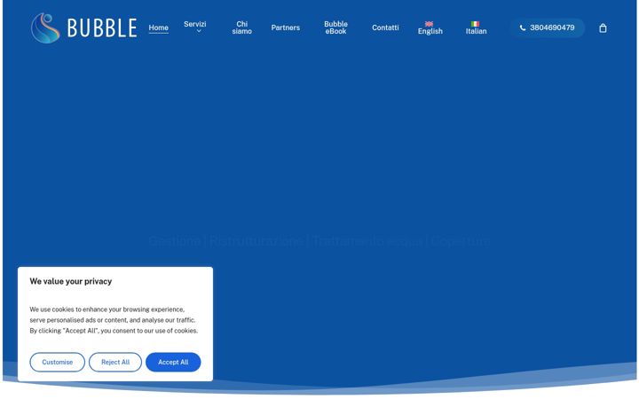 Screenshot of bubblesrl.com