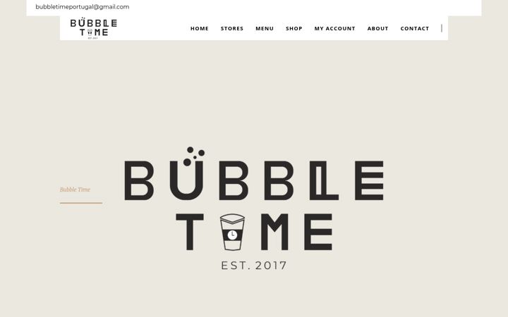 Screenshot of bubbletime.pt