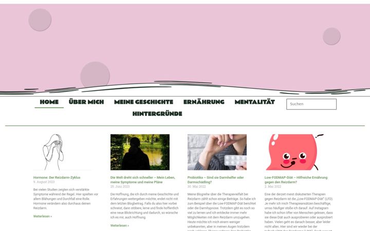 Screenshot ta' bubblybelly.de