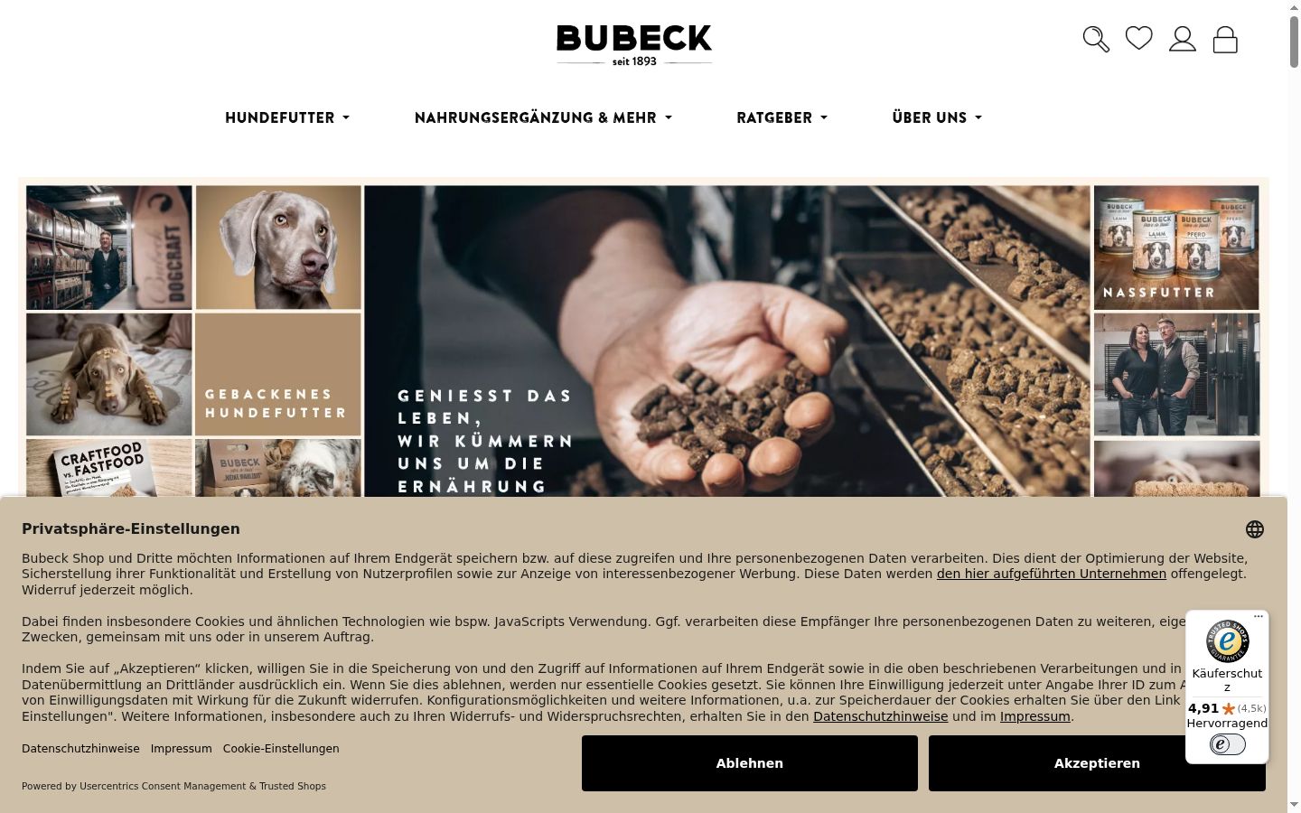 Sutikimo reklamjuostės, rodytos prieš bet kokią sąveiką, ekrano kopija