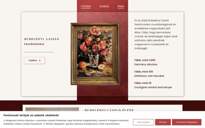 Screenshot of bubelenyi-laszlo.com