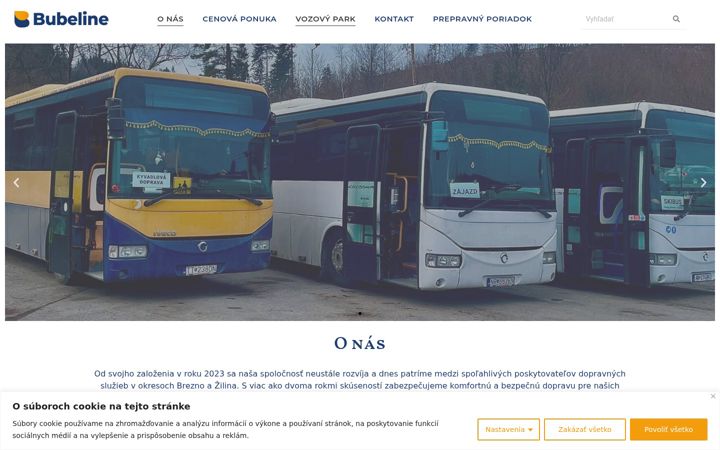 Screenshot of bubeline.sk