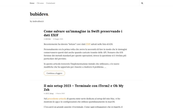 Screenshot of bubidevs.net