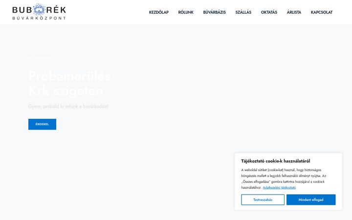 Screenshot stránky buborek.hu