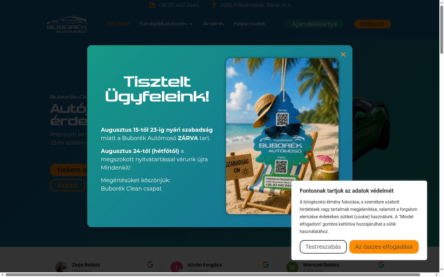Screenshot tal-banner tal-kunsens muri qabel kwalunkwe interazzjoni