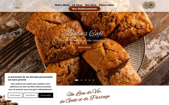 Екранна снимка на bubuscafe-perigueux.fr