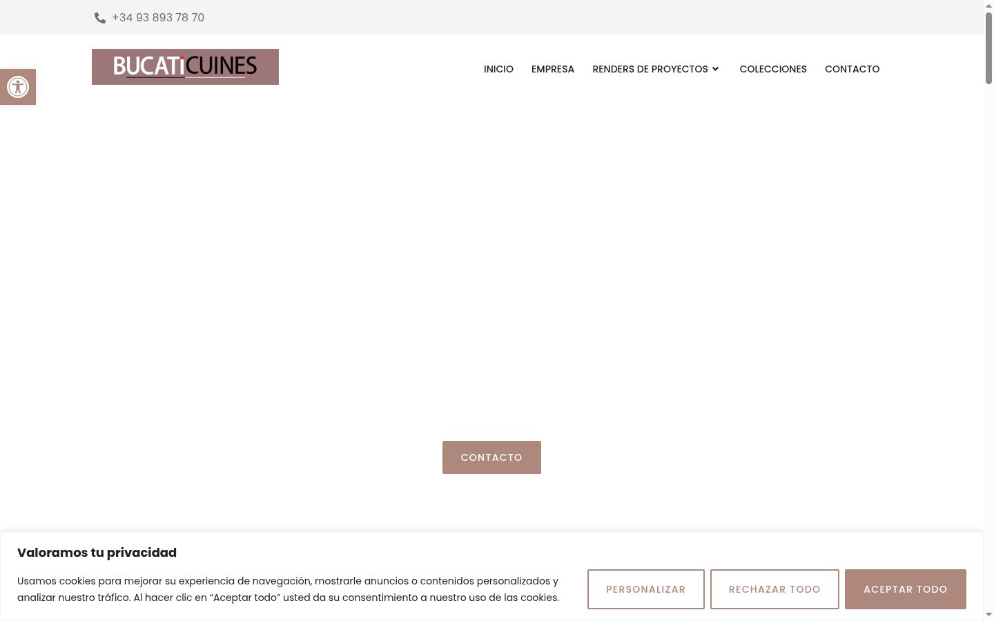 Screenshot του banner συγκατάθεσης που εμφανίστηκε πριν από οποιαδήποτε αλληλεπίδραση