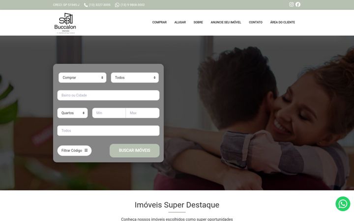 Képernyőkép: buccalonimoveis.com.br