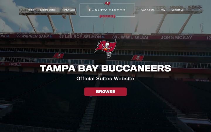 Screenshot of buccaneerssuites.com
