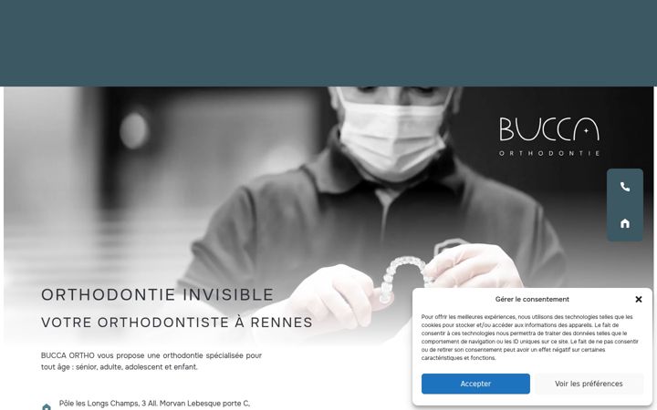 Screenshot of buccaortho.fr