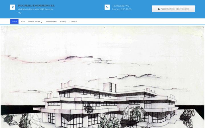 Screenshot of bucciarelliengineering.com