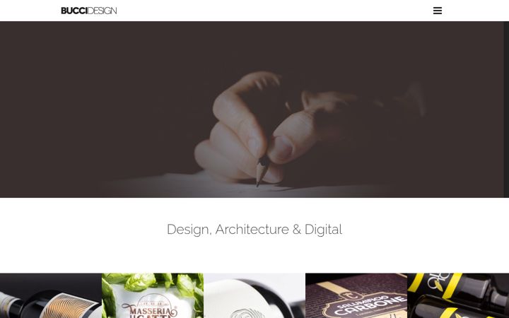 Screenshot of buccidesign.it