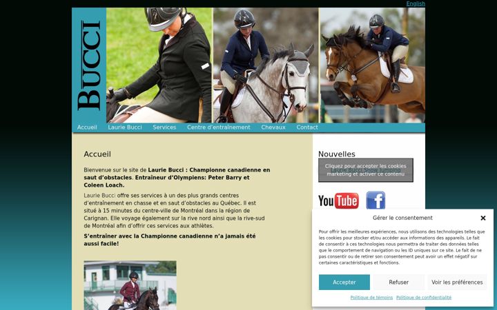 Screenshot of buccistables.com