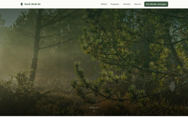 Screenshot ta' buch-findr.de