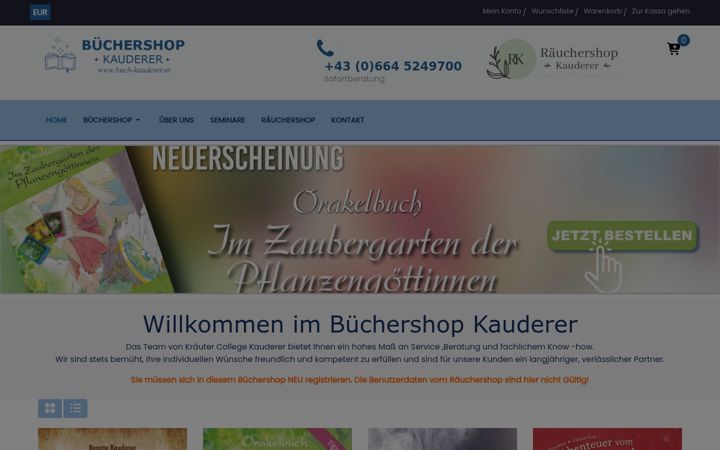 Screenshot of buch-kauderer.at