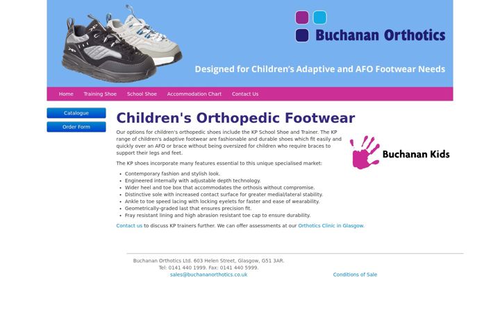 Screenshot of buchanan-kids.com